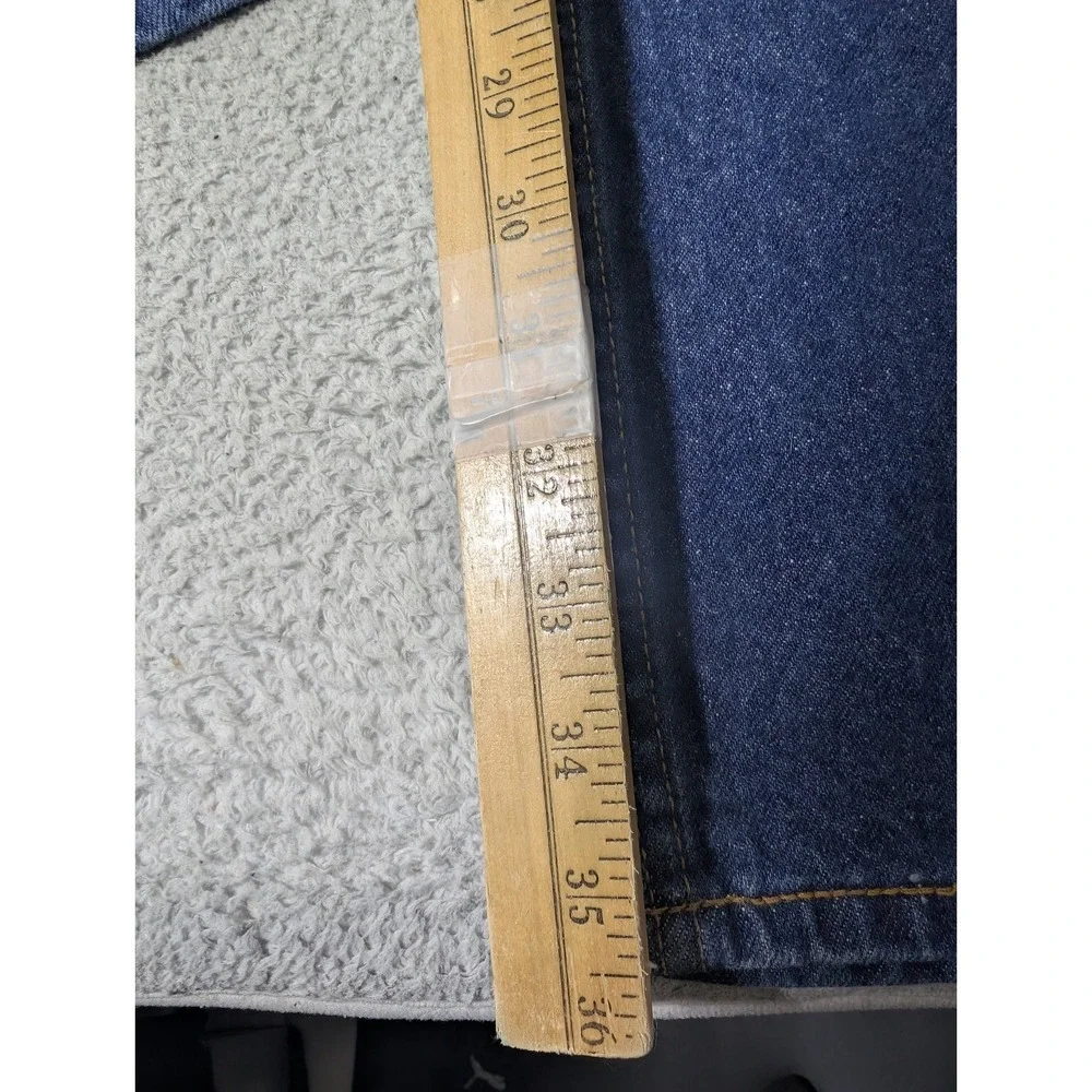 Levi's 517 Orange Tab Blue Jeans Mens Size 34x36 Bootcut Made in USA *Mint* Dark